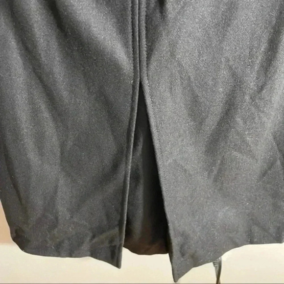 Stile Benetton black sleeveless wool blend a line dress Small - Picture 4 of 7